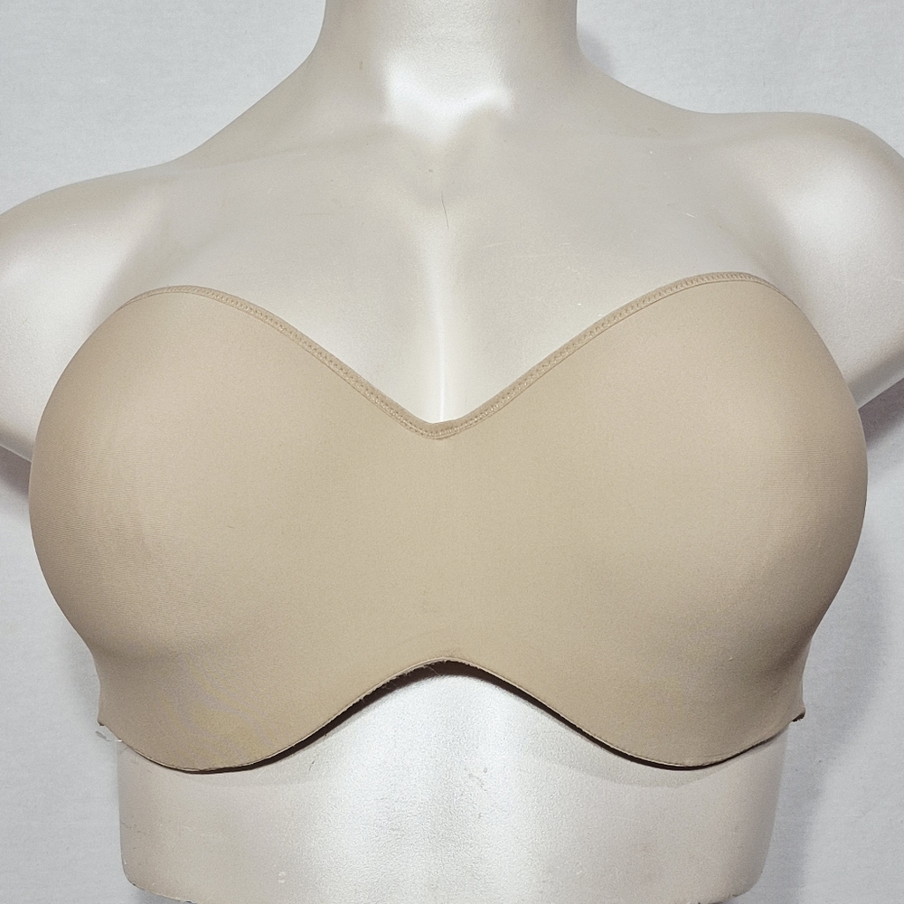 40C Lilyette 929 Defining Moments Strapless Underwire Bra Beoge With Straps